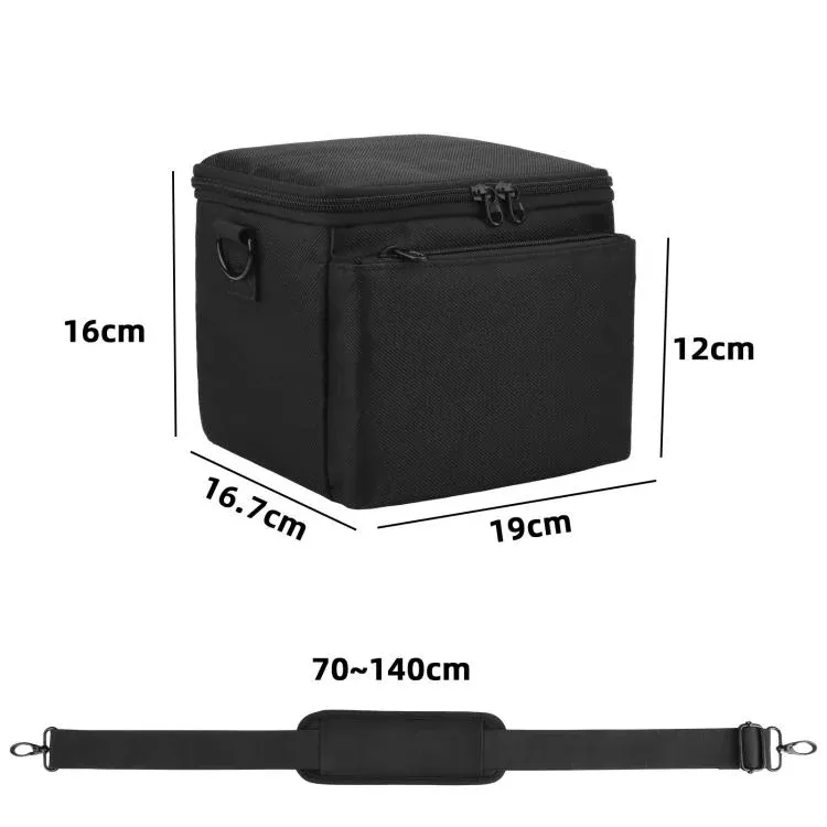 DSLR camera shoulder bag, dimensions