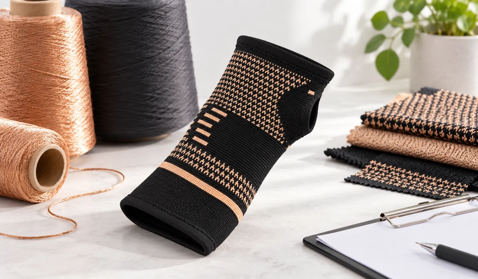 Copper-Blend Wrist Supports
