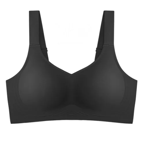 Black wireless comfort bra