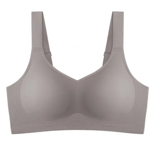 Milk tea seamless comfort bra