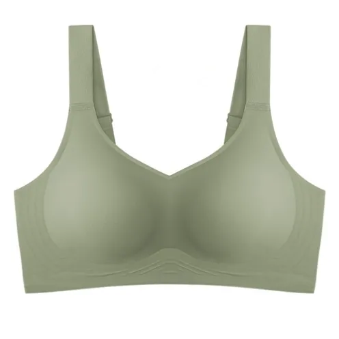 Tea green full coverage seamless bra