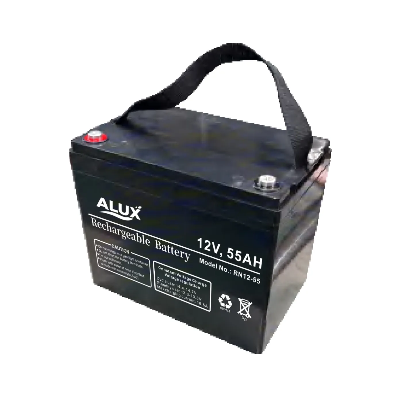 ALUX ALX12-55 12V 55Ah VRLA (AGM) Sealed Lead Acid Battery