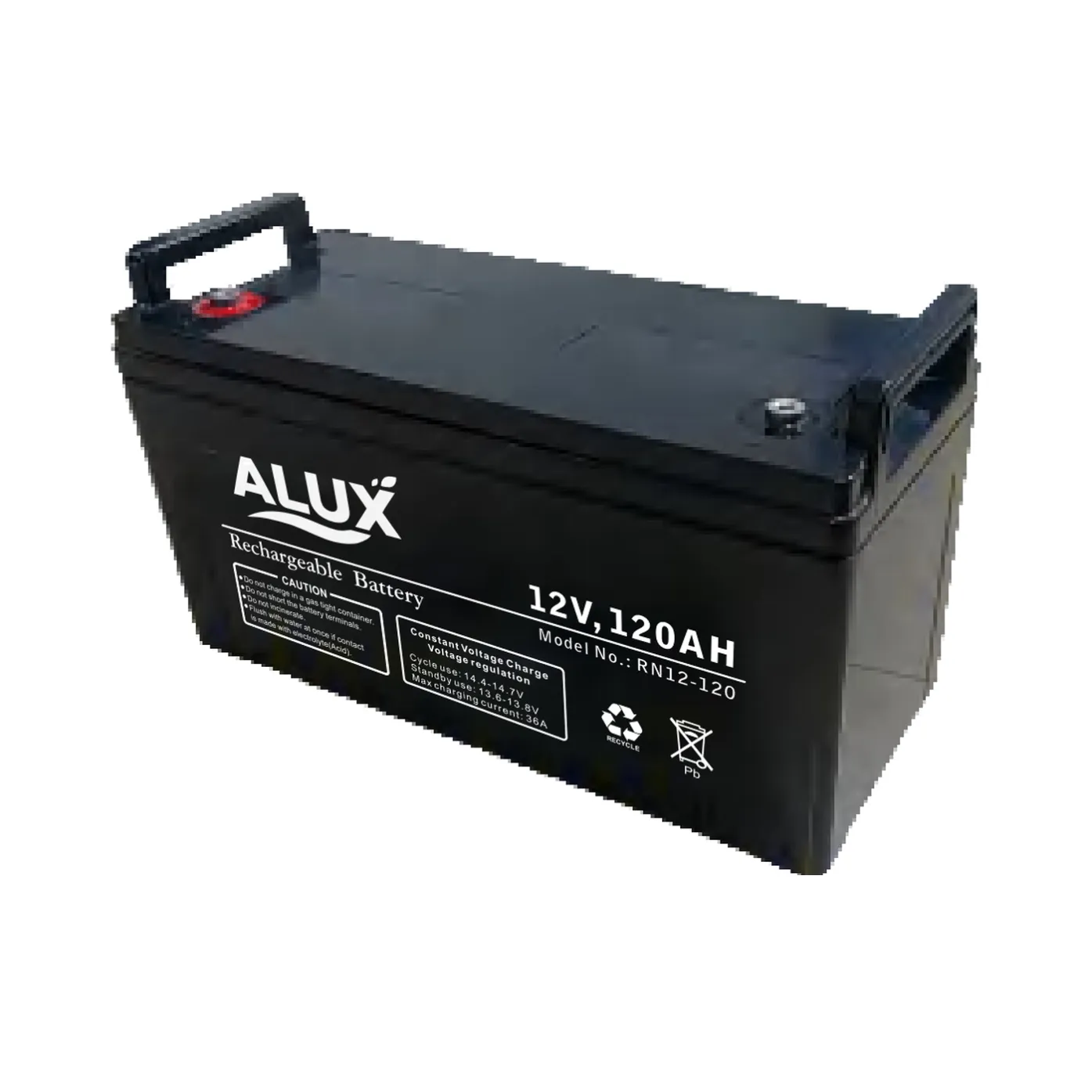 ALUX ALX12-120 12V 120Ah VRLA (AGM) Sealed Lead Acid Battery