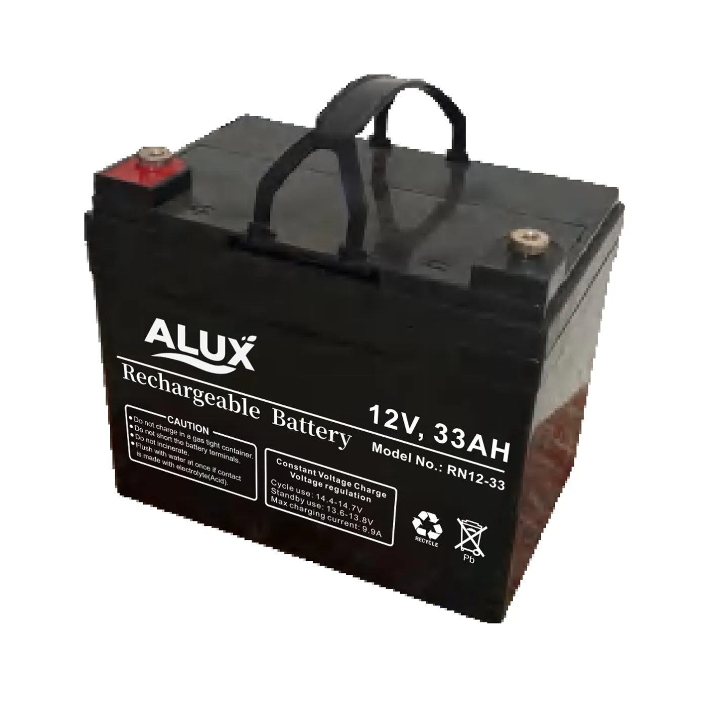 ALUX ALX12-33 12V 33Ah VRLA (AGM) Sealed Lead Acid Battery