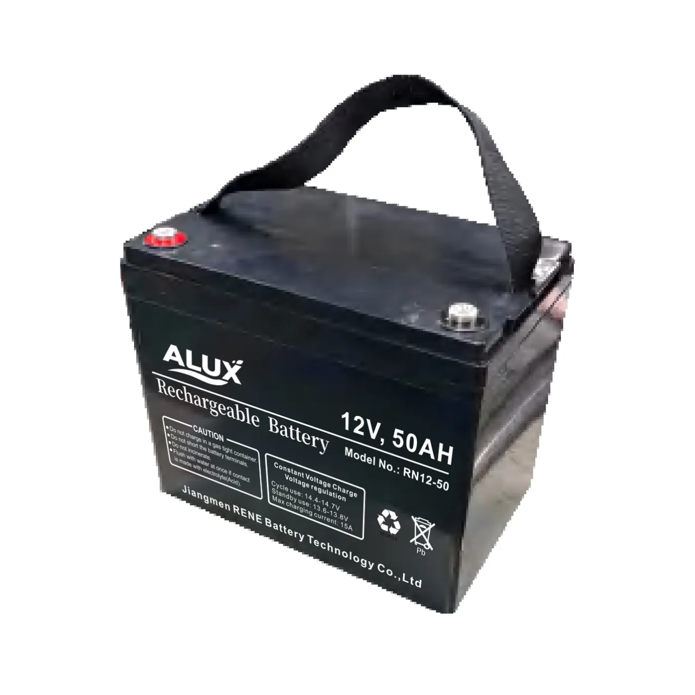 ALUX ALX12-50 12V 50Ah VRLA (AGM) Sealed Lead Acid Battery