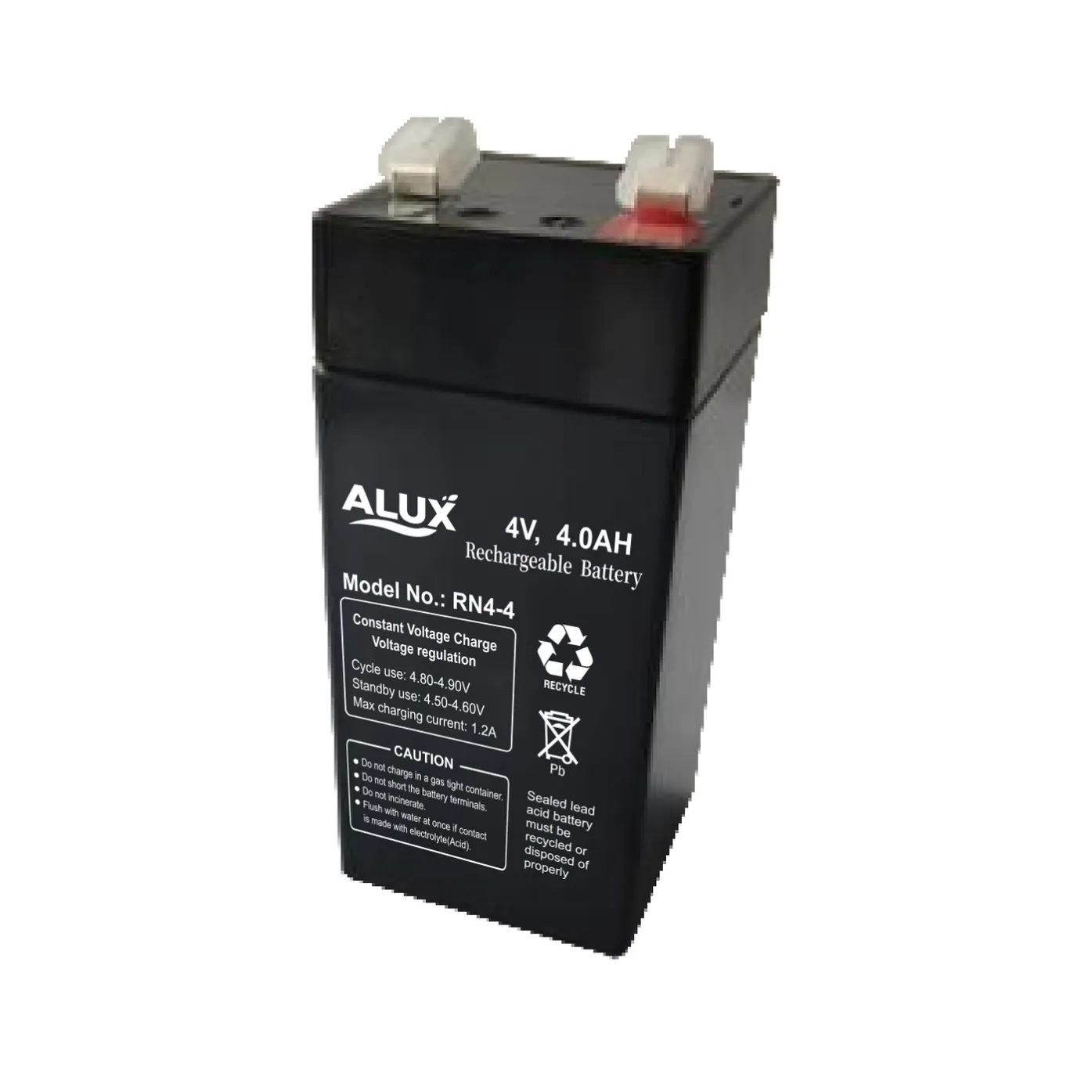 ALUX ALX4-4 4V 4Ah VRLA (AGM) Sealed Lead Acid Battery