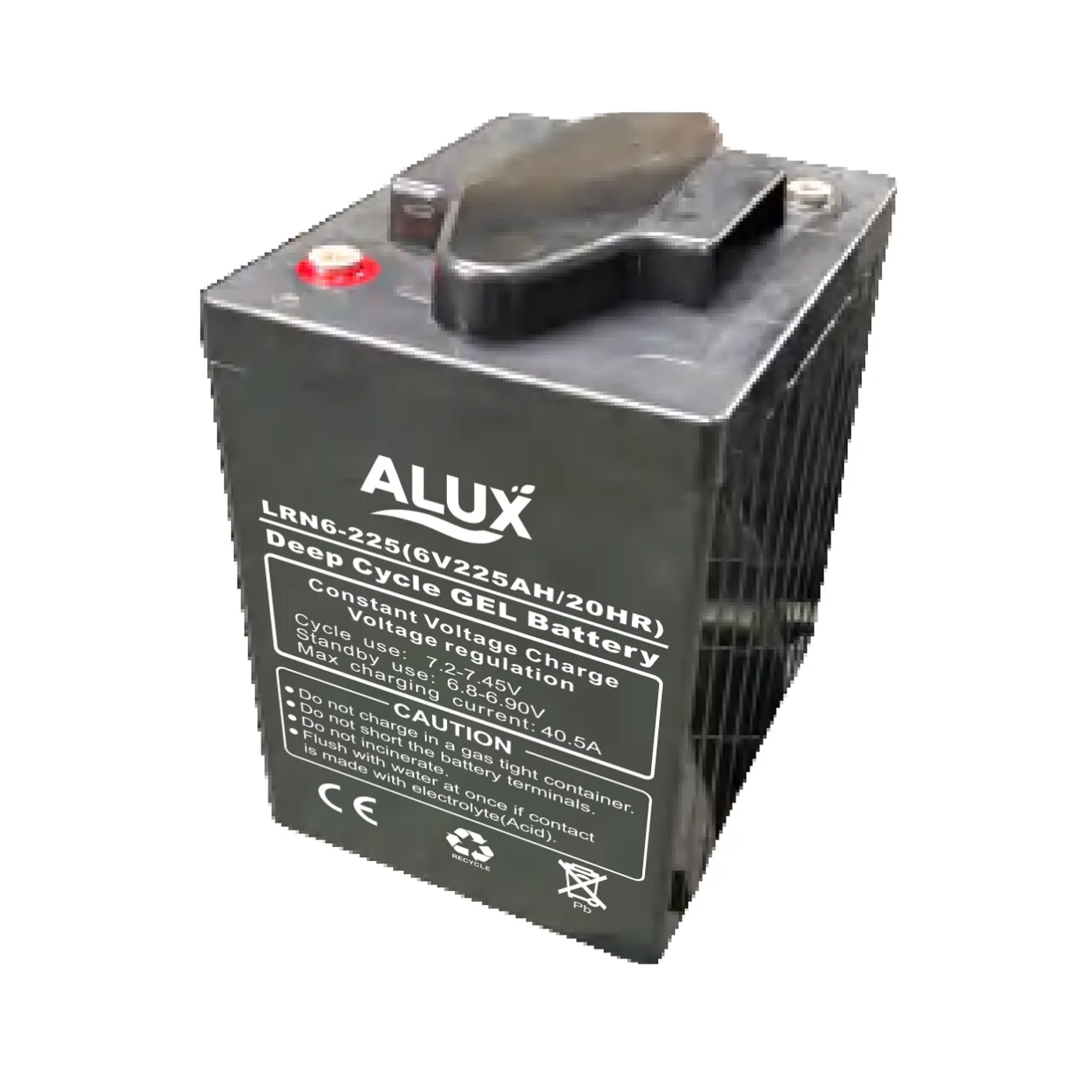 ALUX ALX6-225 6V 225Ah VRLA (AGM) Sealed Lead Acid Battery