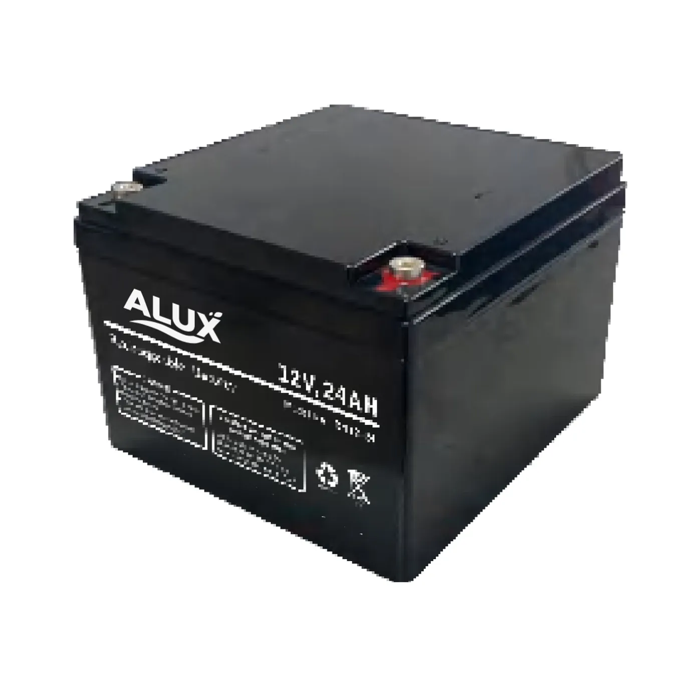 ALUX ALX12-24 12V 24Ah VRLA (AGM) Sealed Lead Acid Battery