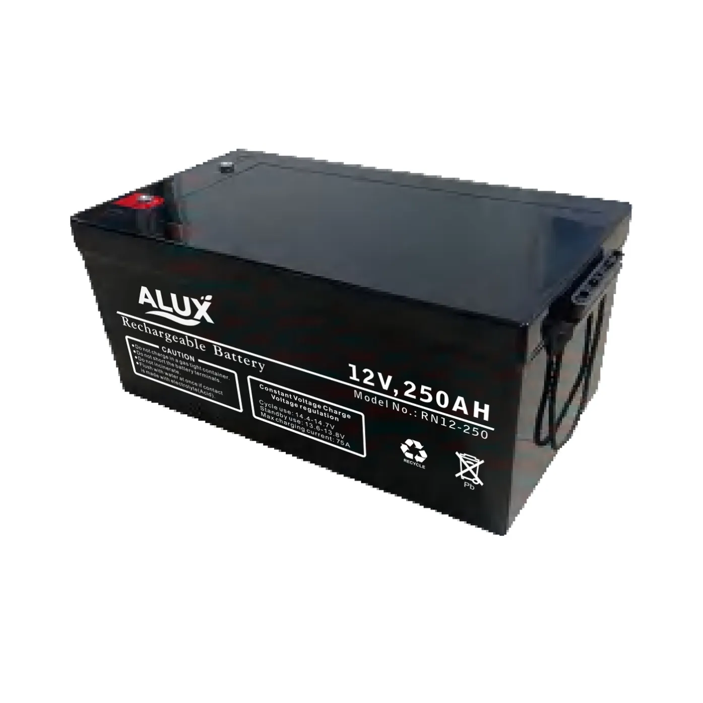 ALUX ALX12-250 12V 250Ah VRLA (AGM) Sealed Lead Acid Battery
