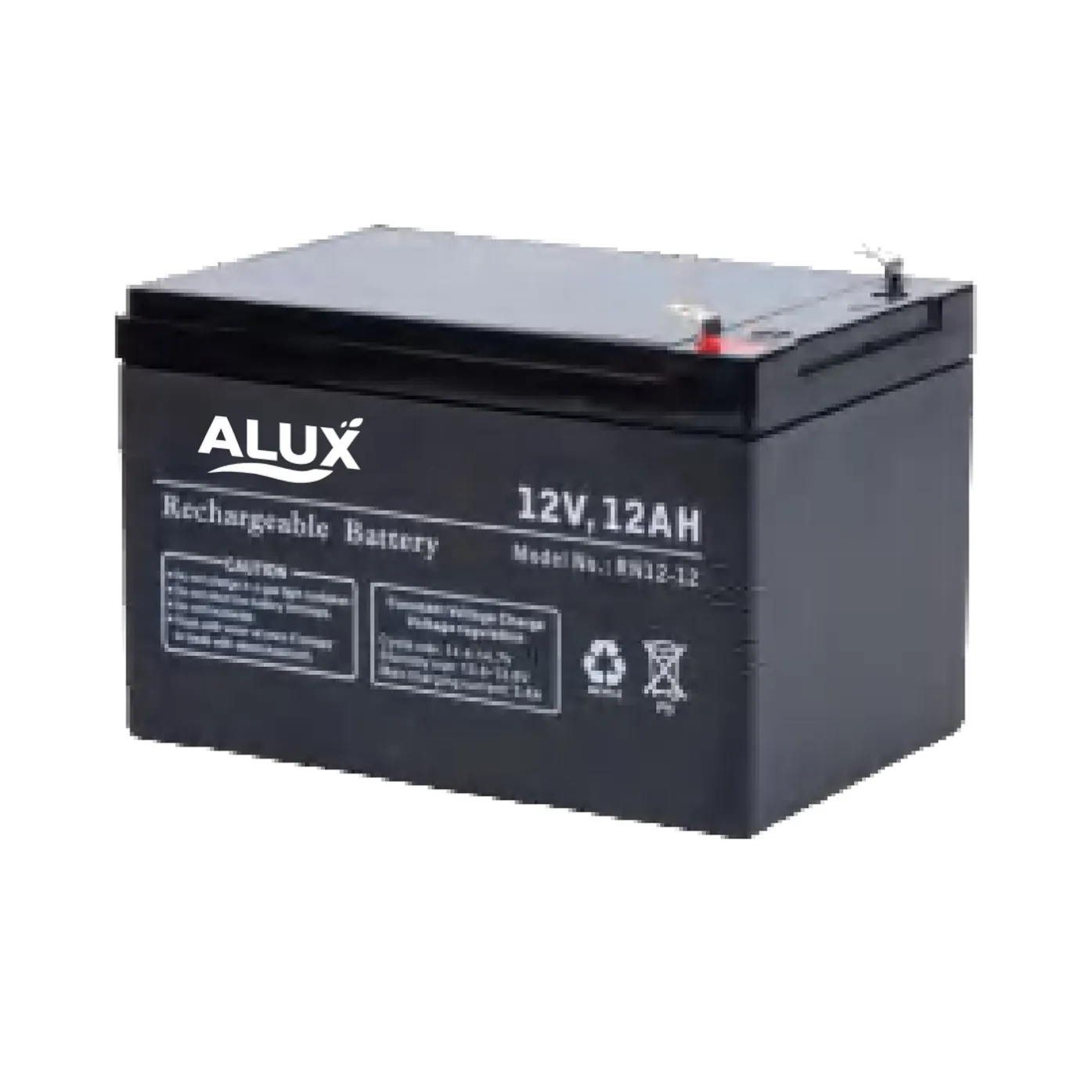 ALUX ALX12-12 12V 12Ah VRLA (AGM) Sealed Lead Acid Battery