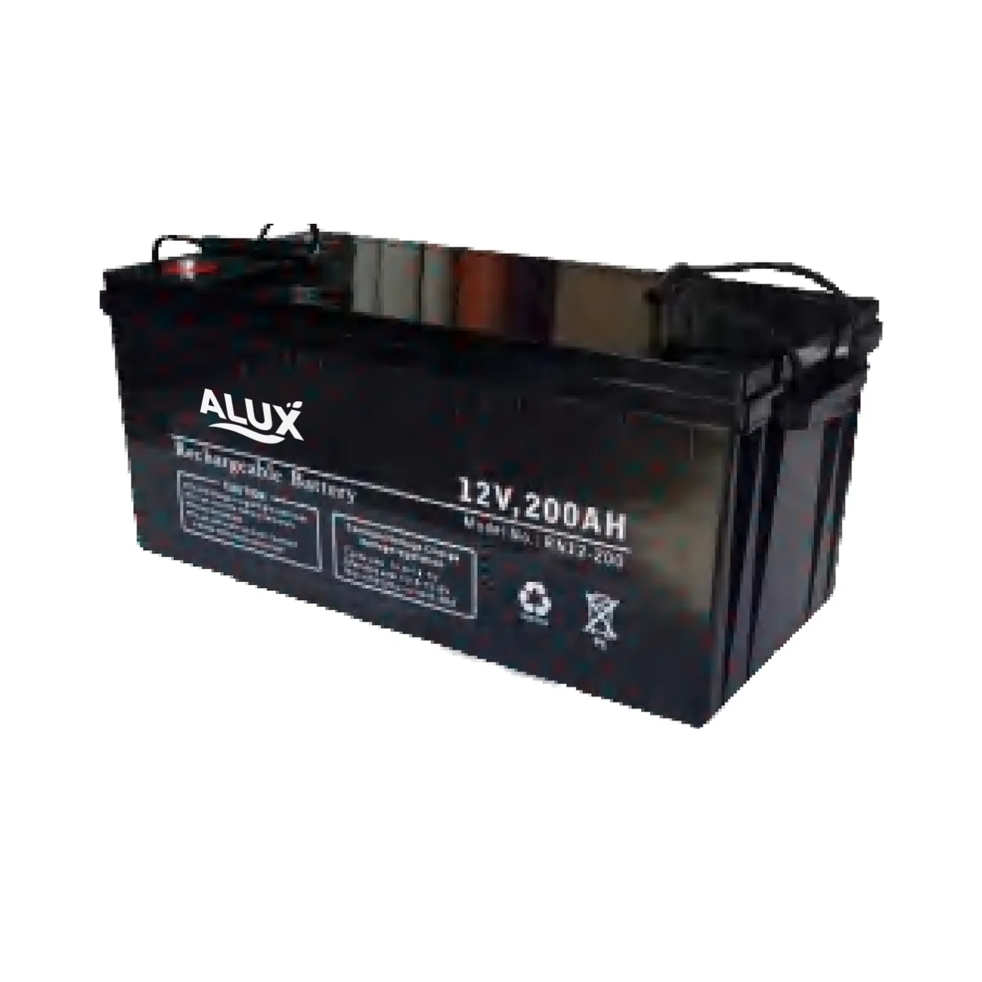 ALUX ALX12-200 12V 200Ah VRLA (AGM) Sealed Lead Acid Battery