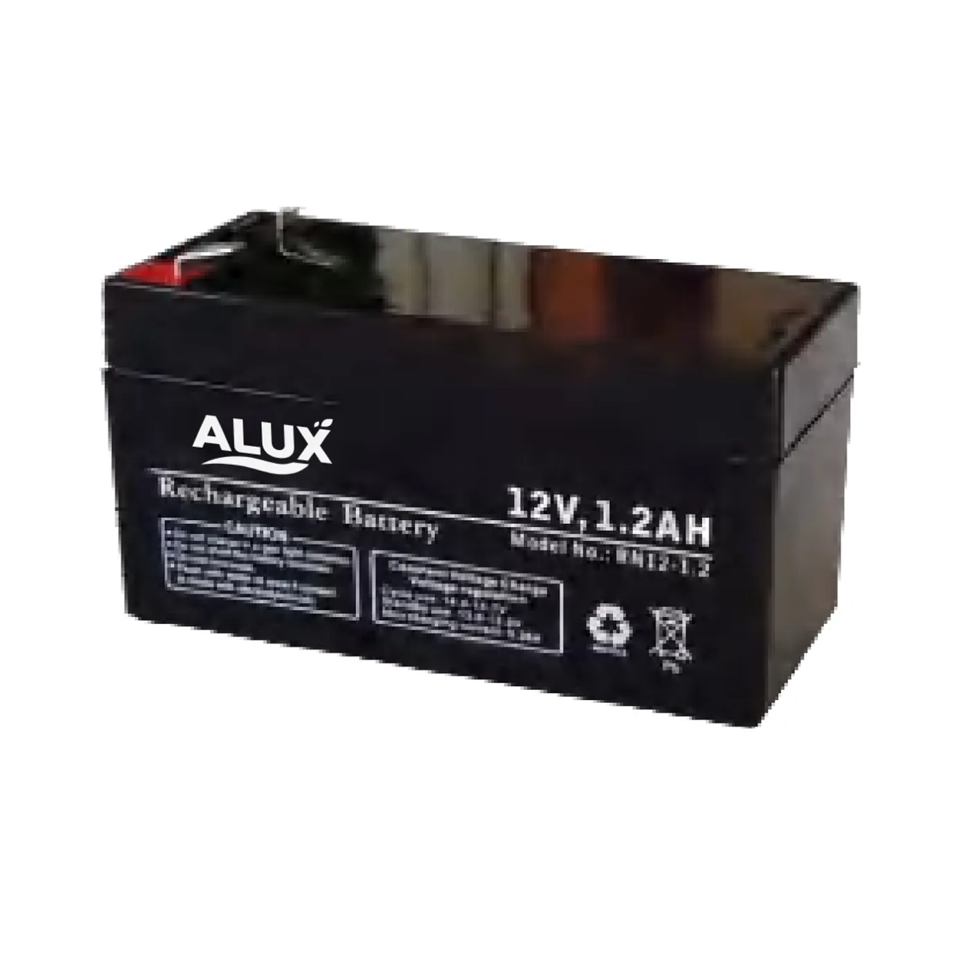 ALUX ALX12-1.2 12V 1.2Ah VRLA (AGM) Sealed Lead Acid Battery