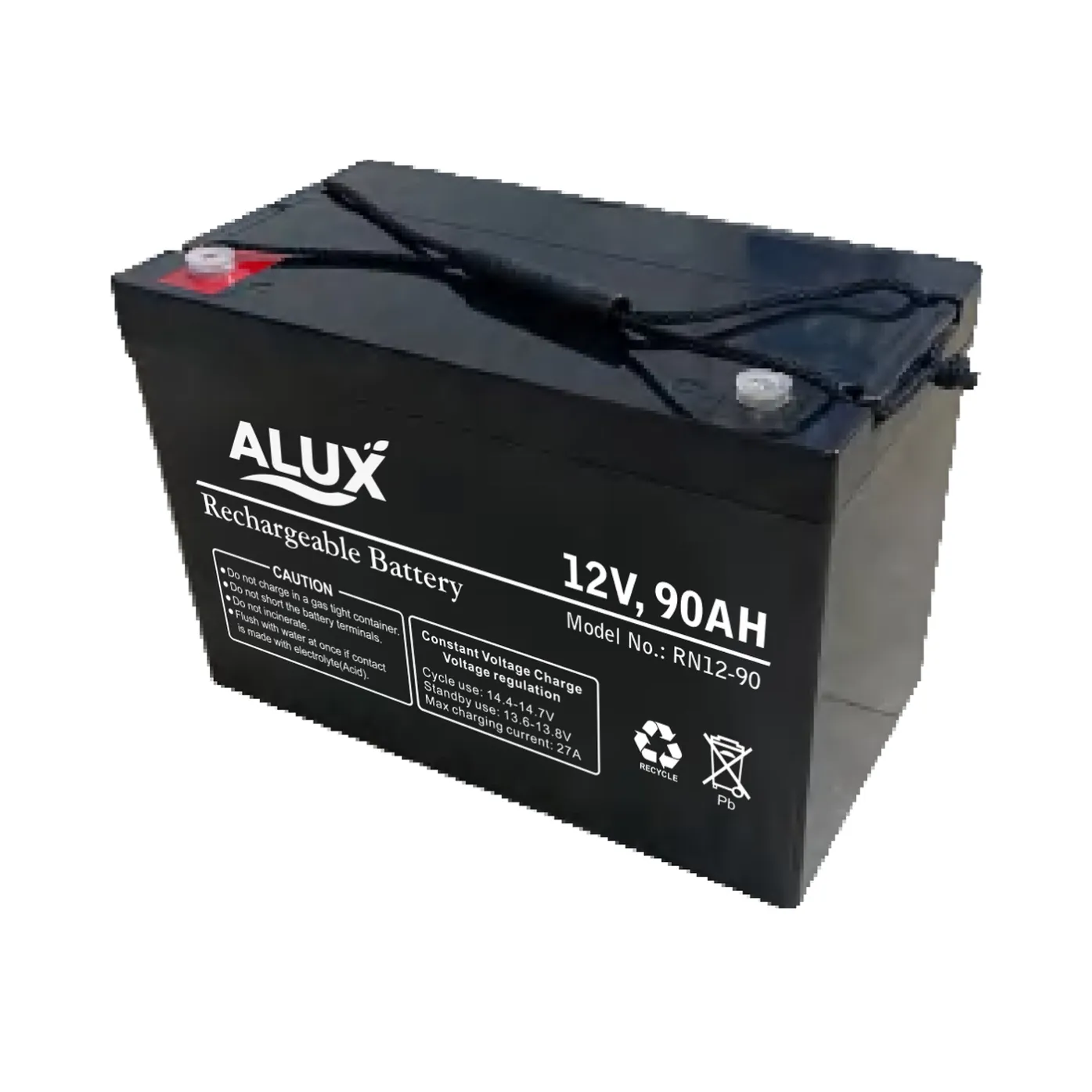 ALUX ALX12-90 12V 90Ah VRLA (AGM) Sealed Lead Acid Battery