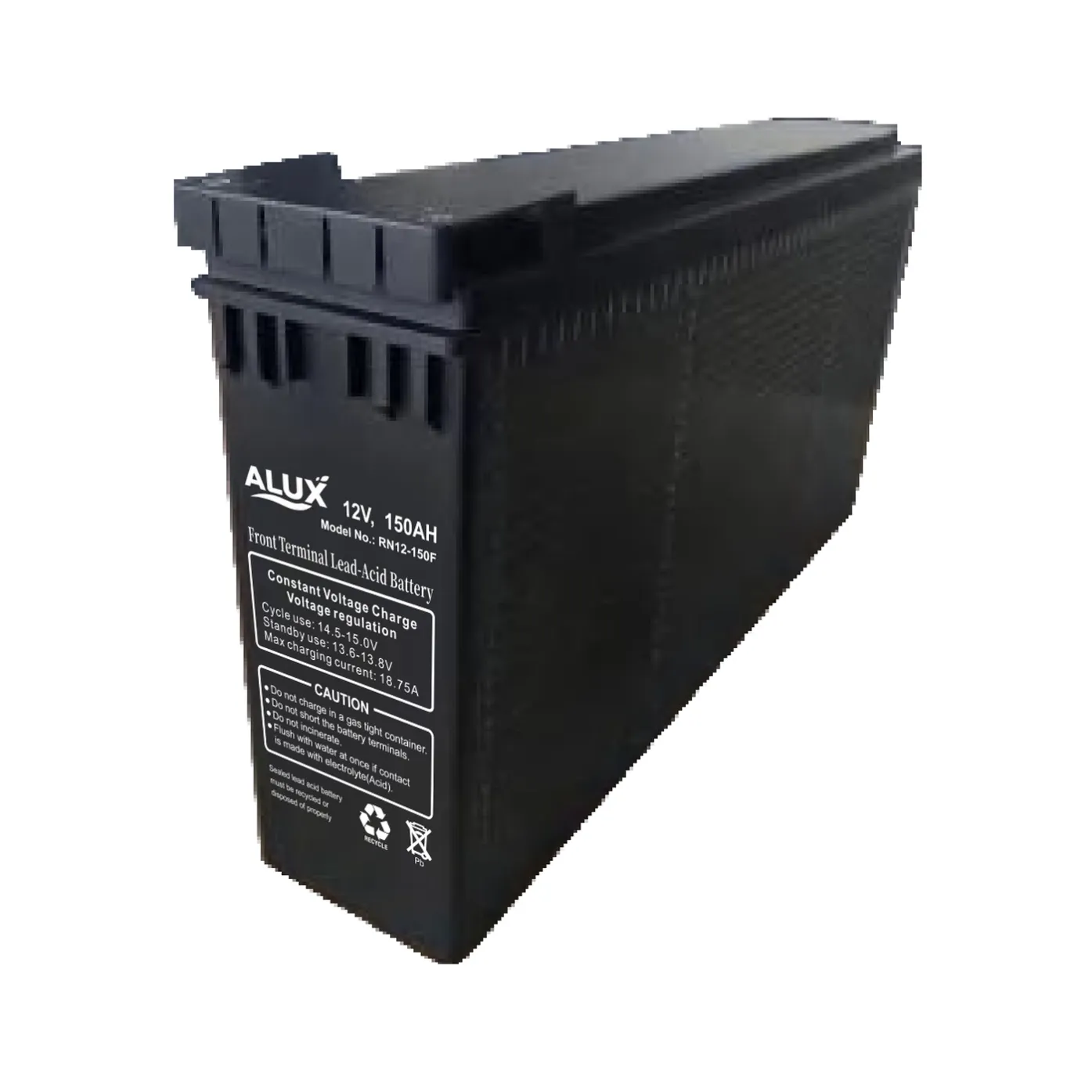 ALUX ALXFT12-150 12V 150Ah Front Terminal VRLA (AGM) Sealed Lead Acid Battery