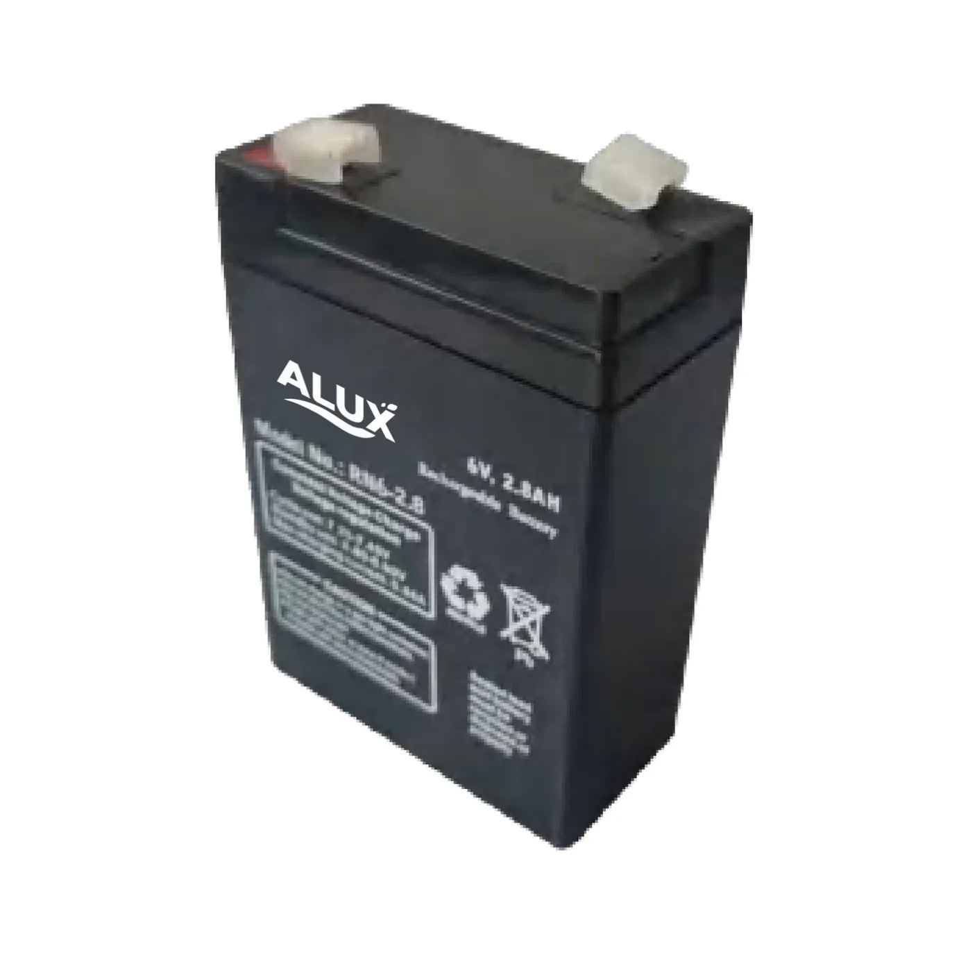 ALUX ALX6-2.8 6V 2.8Ah VRLA (AGM) Sealed Lead Acid Battery