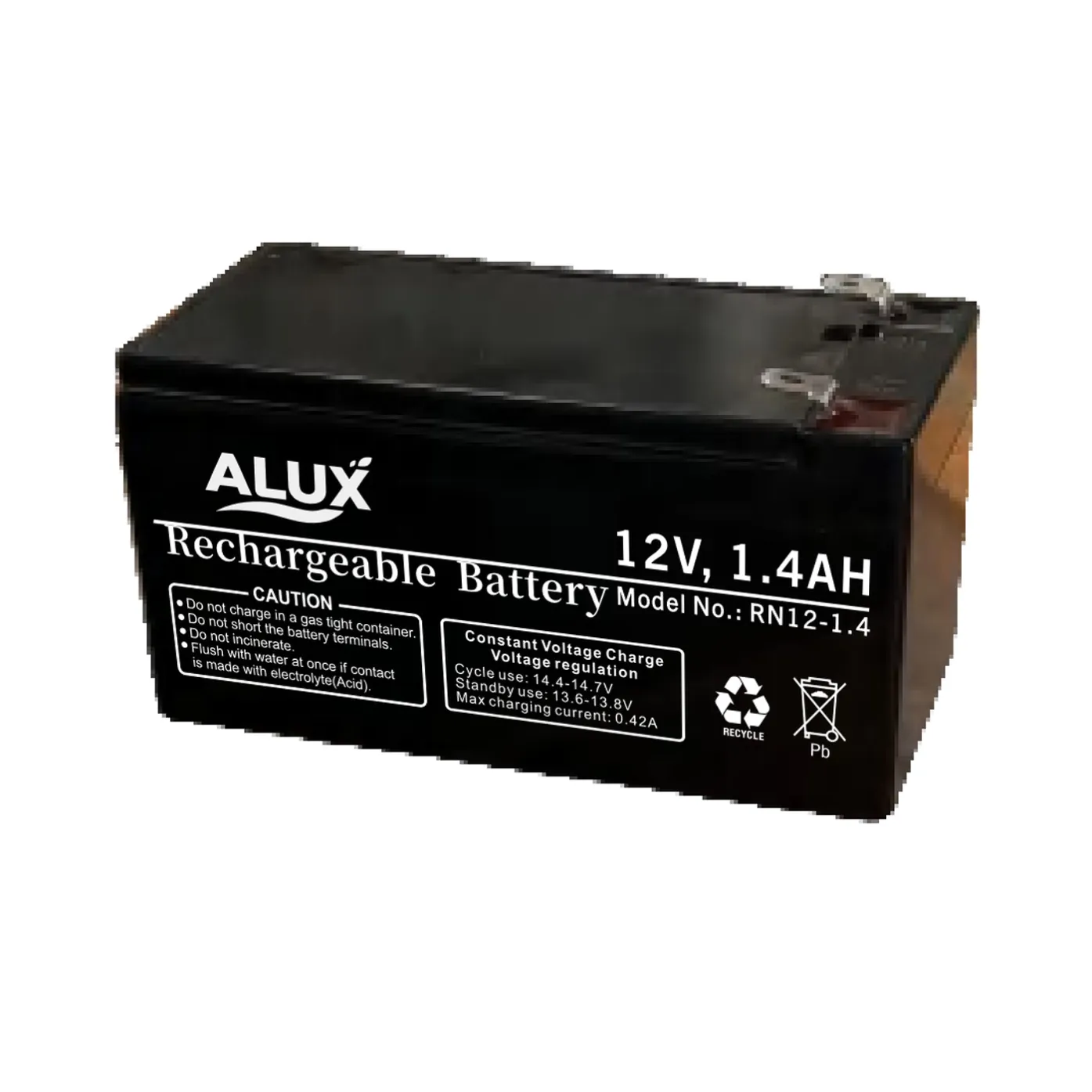 ALUX ALX12-1.4 12V 1.4Ah VRLA (AGM) Sealed Lead Acid Battery
