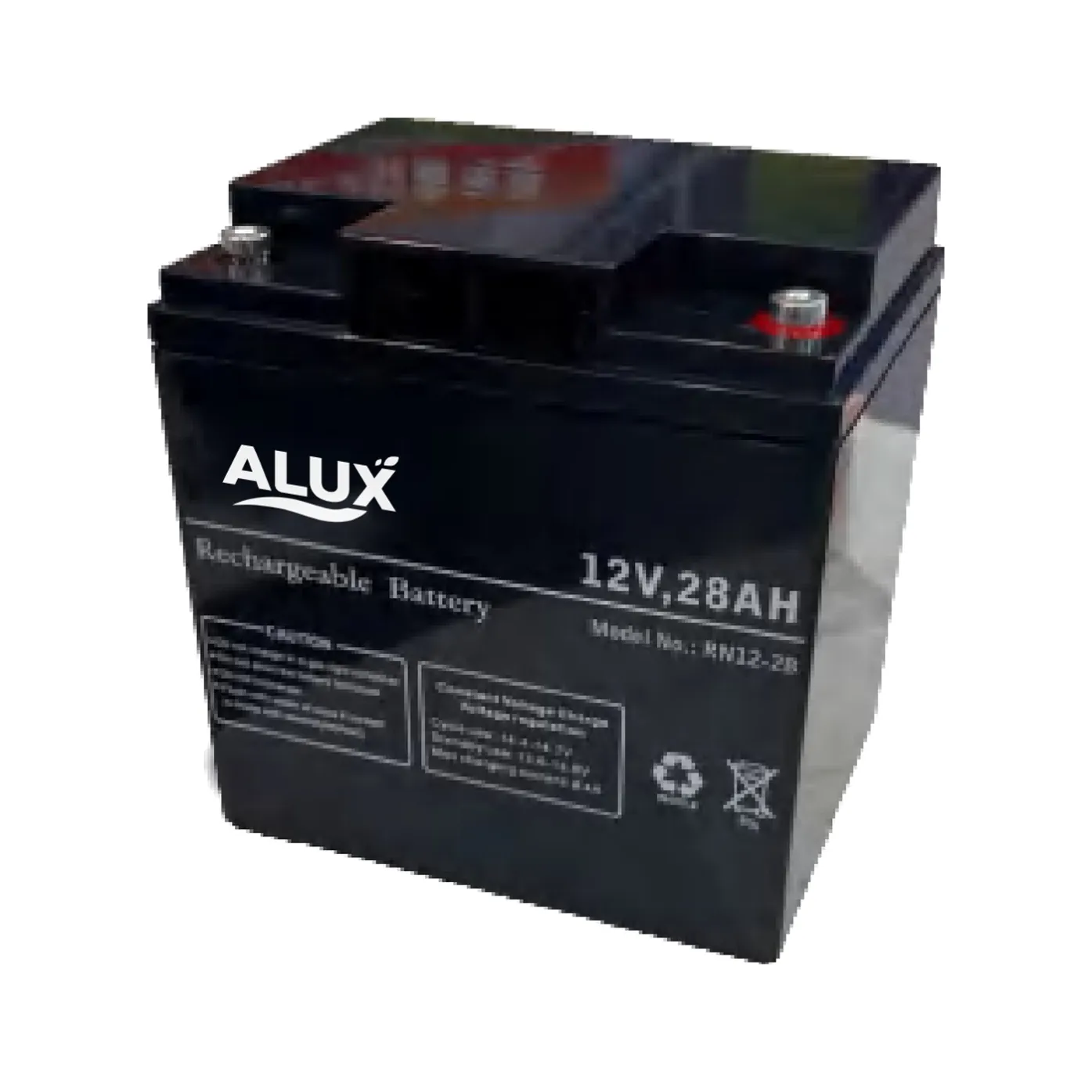 ALUX ALX12-28 12V 28Ah VRLA (AGM) Sealed Lead Acid Battery