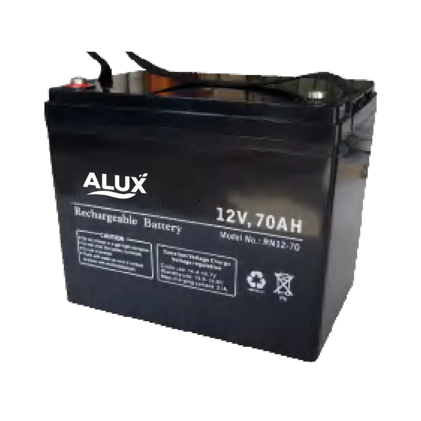 ALUX ALX12-70 12V 70Ah VRLA (AGM) Sealed Lead Acid Battery