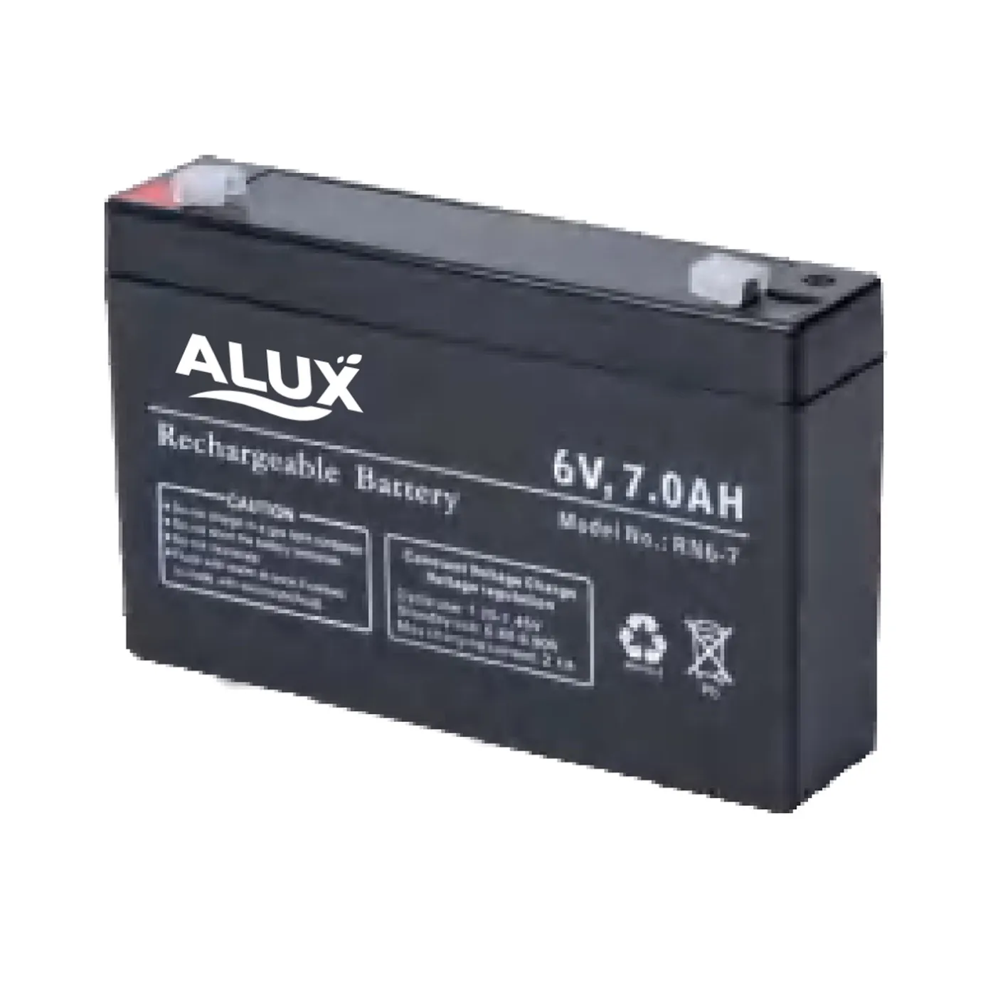 ALUX ALX6-7 6V 7Ah VRLA (AGM) Sealed Lead Acid Battery