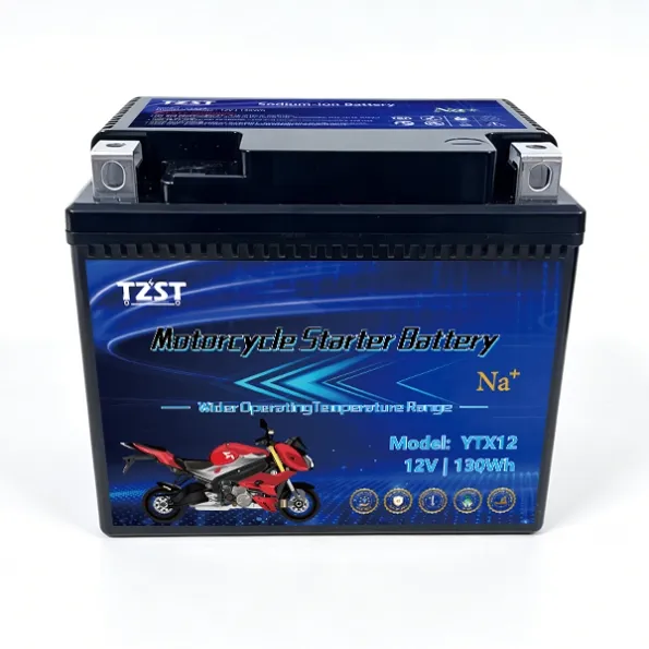 YTX12 12V 130Wh Soduim-Ion Motorcycle Starter Battery lead acid replacement