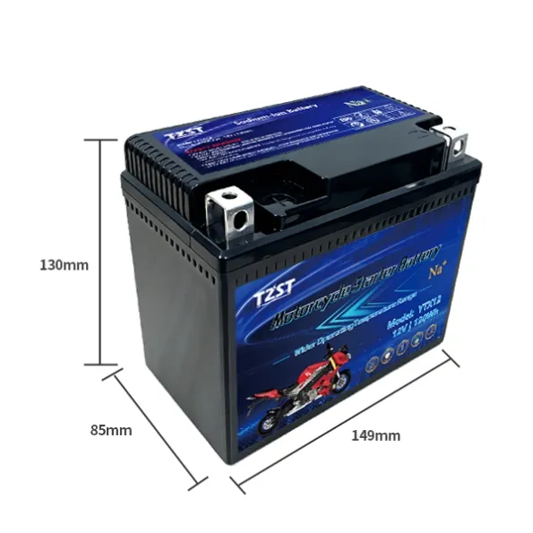 YTX12 12V 130Wh Soduim-Ion Motorcycle Starter Battery price manufacture
