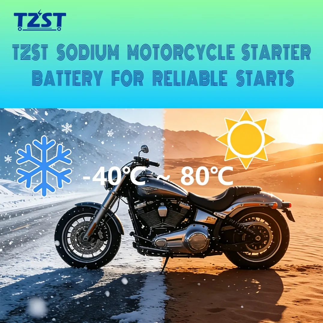 TZST sodium ion motorcycle starter battery