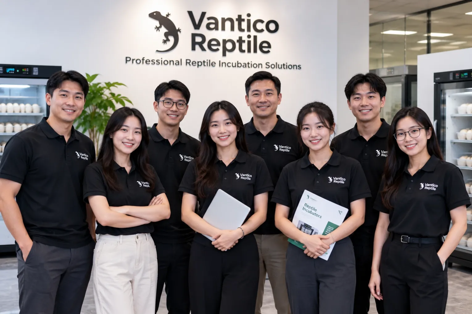 Vantico爬宠孵化团队合影