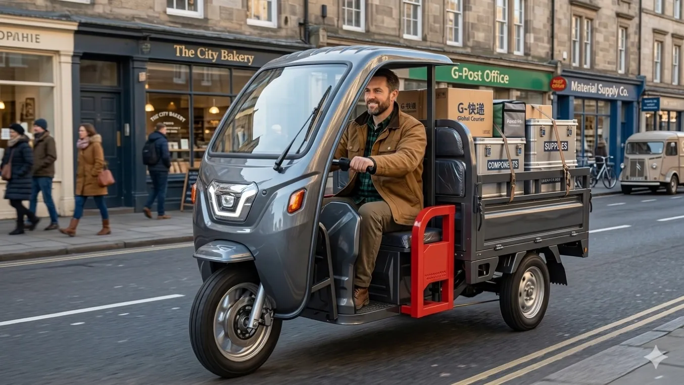 tricycle operation in delivery