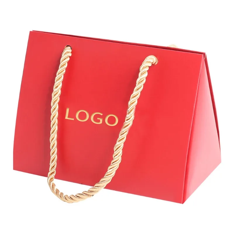 Triangular Fold‑Bottom Handbag4