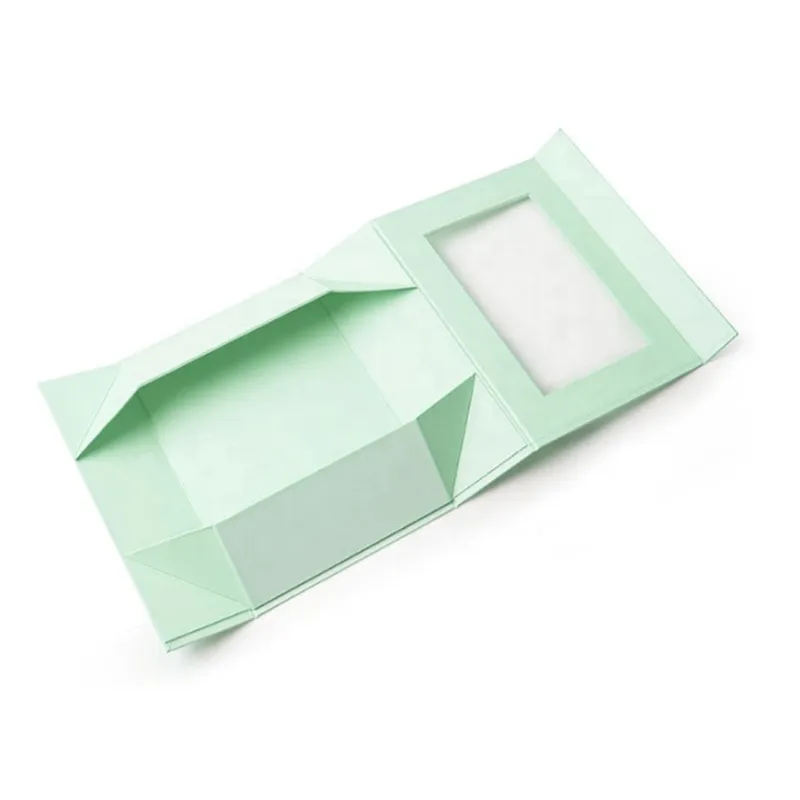 Foldable box with window5