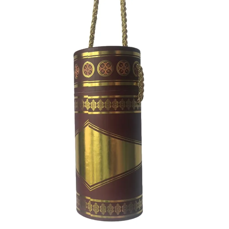 Paper tube with braided rope handle4