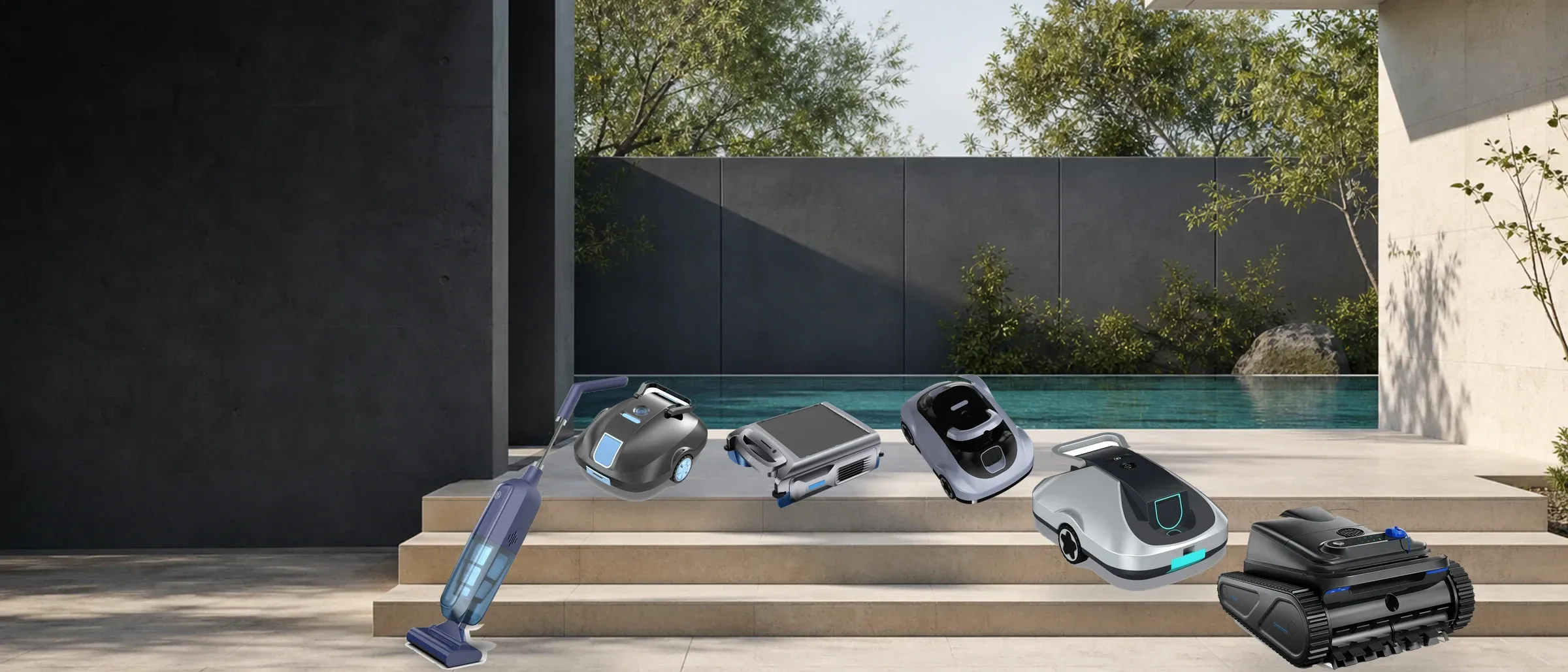 Silver Home 2026 pool robot range