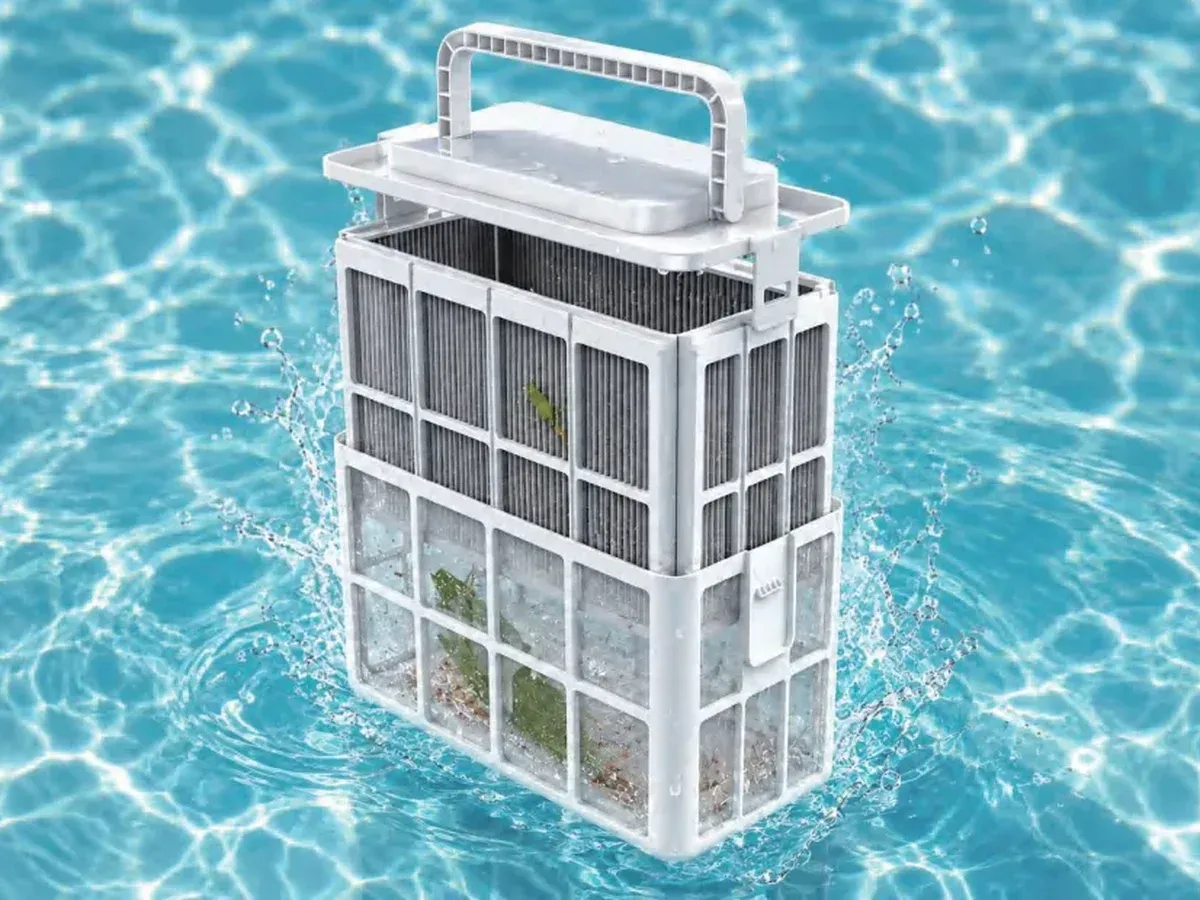 4 L Filterkorb für einfache Pflege · Y50S Poolroboter