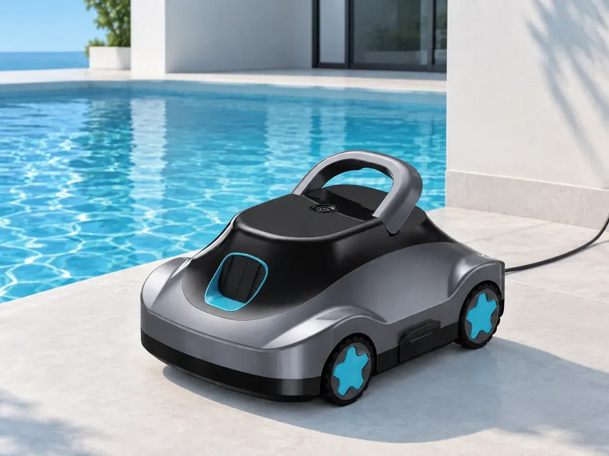 Schnell geladen für den nächsten Einsatz · C5 Poolroboter