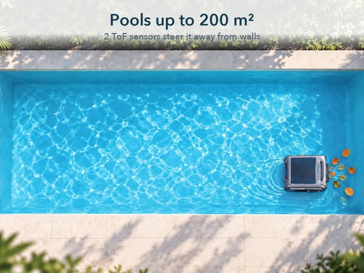 S100: مسابح حتى 200 m²