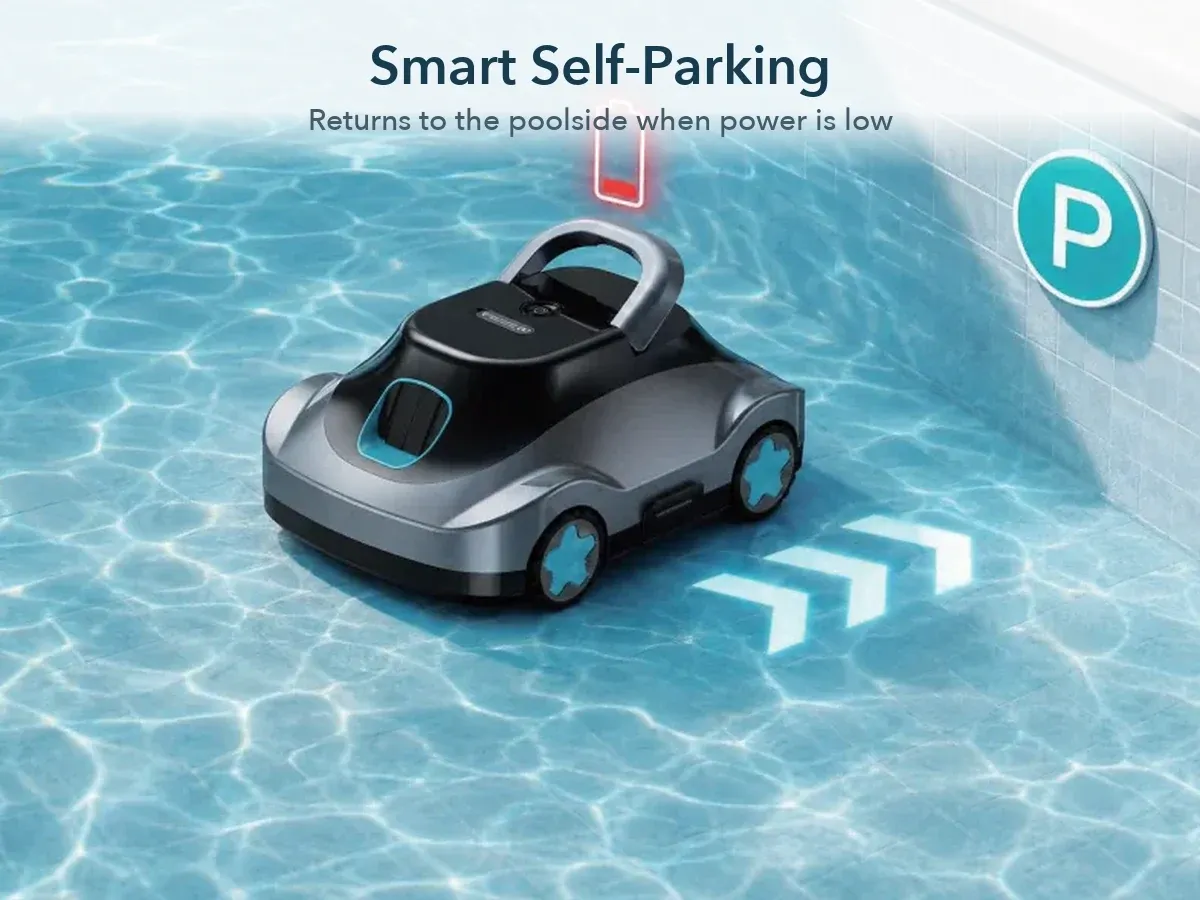 C5: Automatisch zum Poolrand, leichter herausnehmen