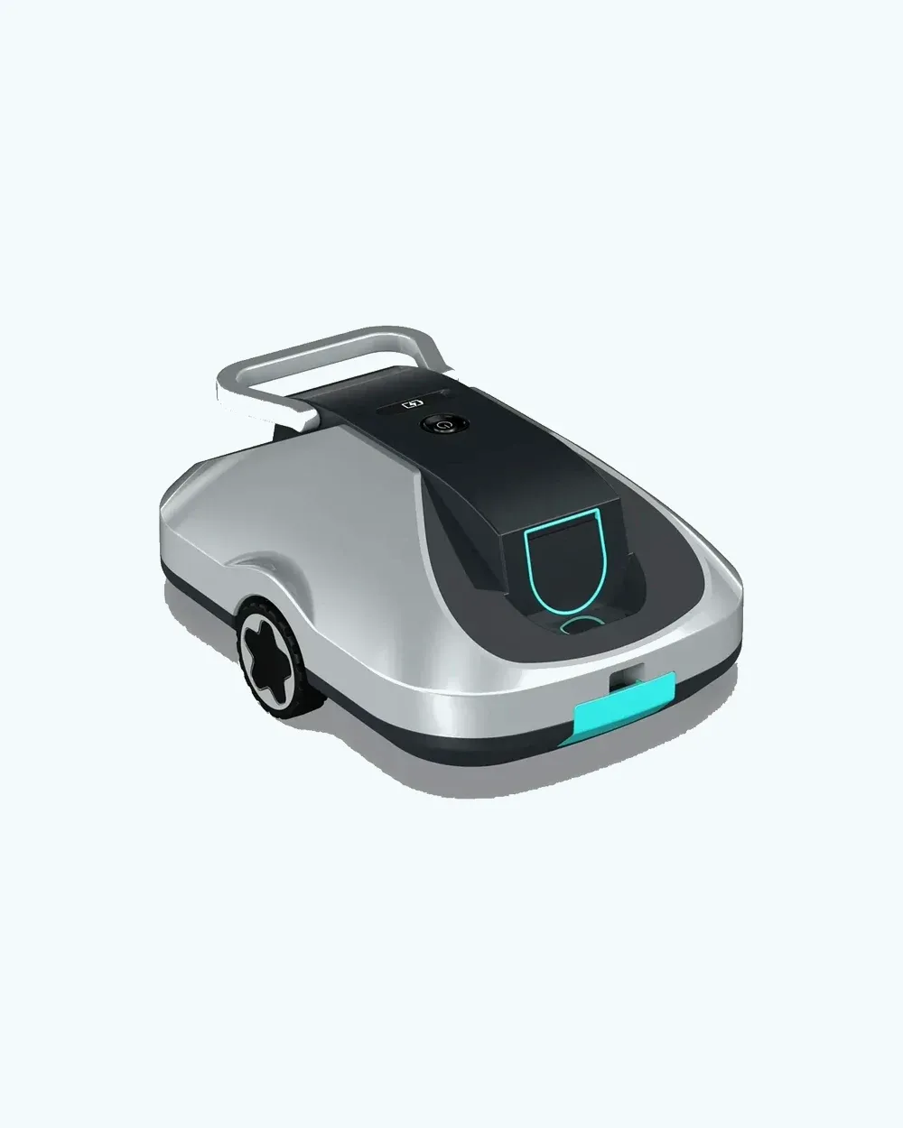Kabelloser C1 Poolroboter in Silber und Schwarz