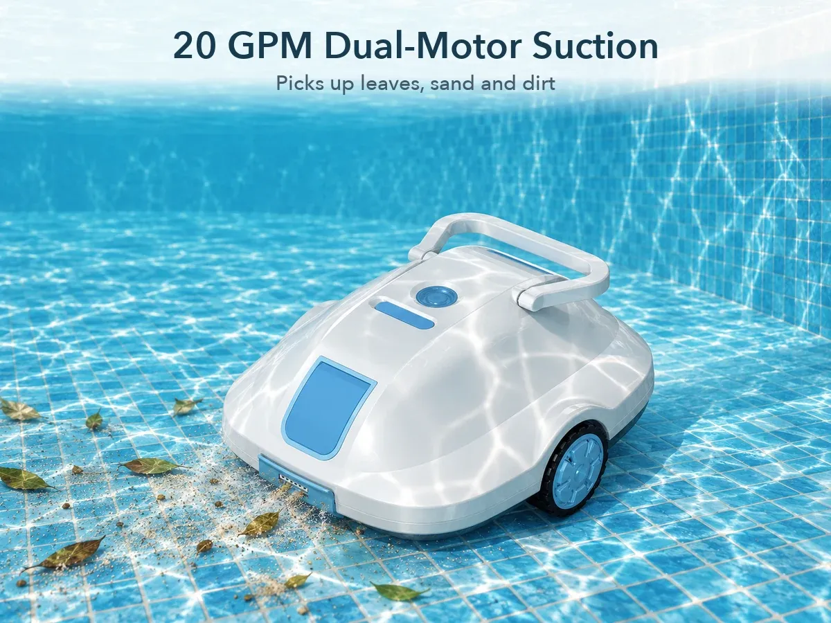 C3: Zwei Motoren für 20 GPM Saugleistung