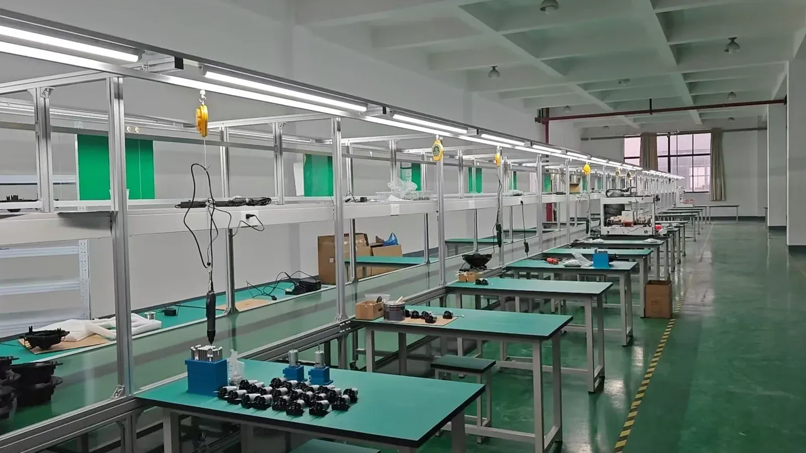 Pool robot assembly line at our Changzhou factory
