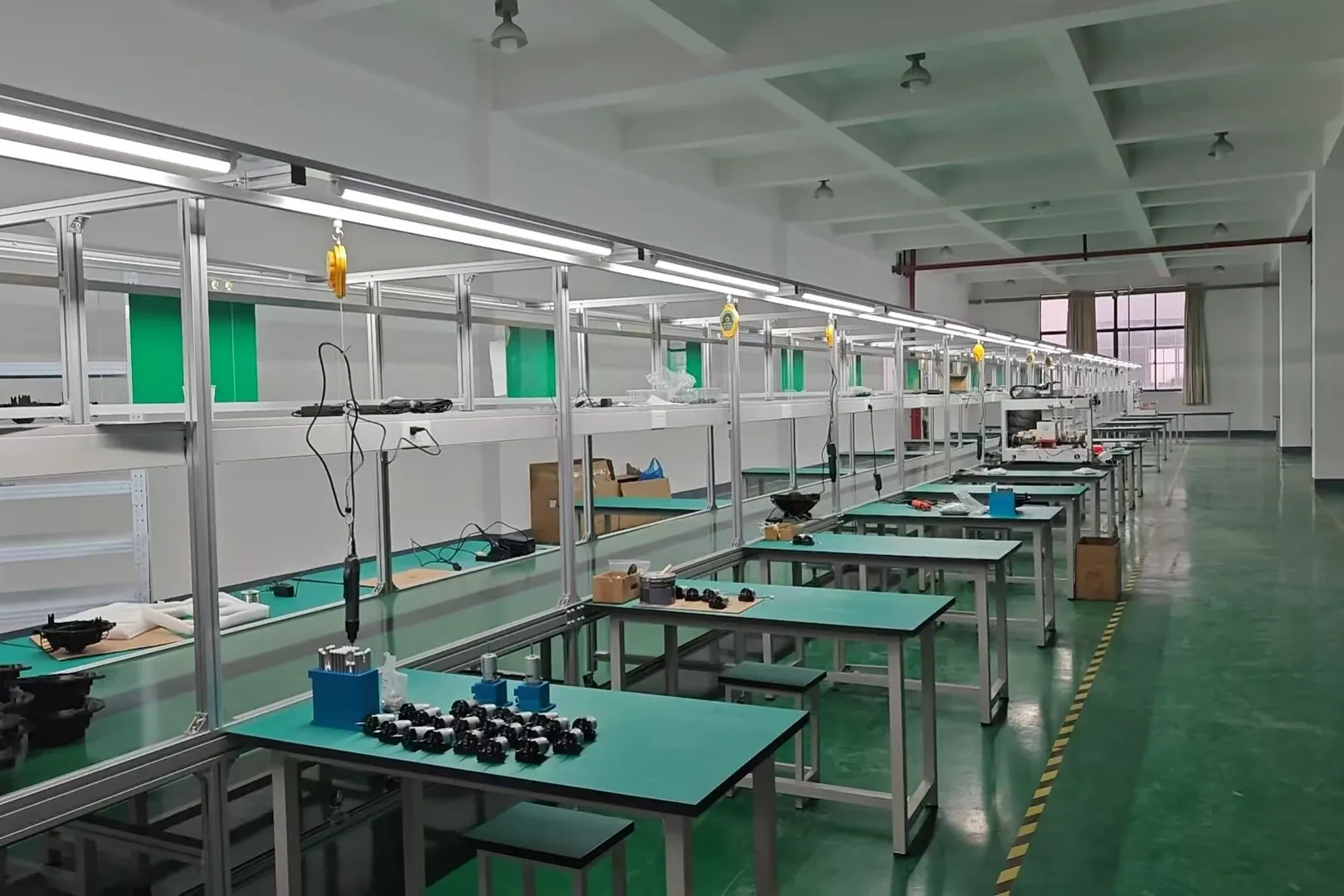 Pool robot assembly line at our Changzhou factory