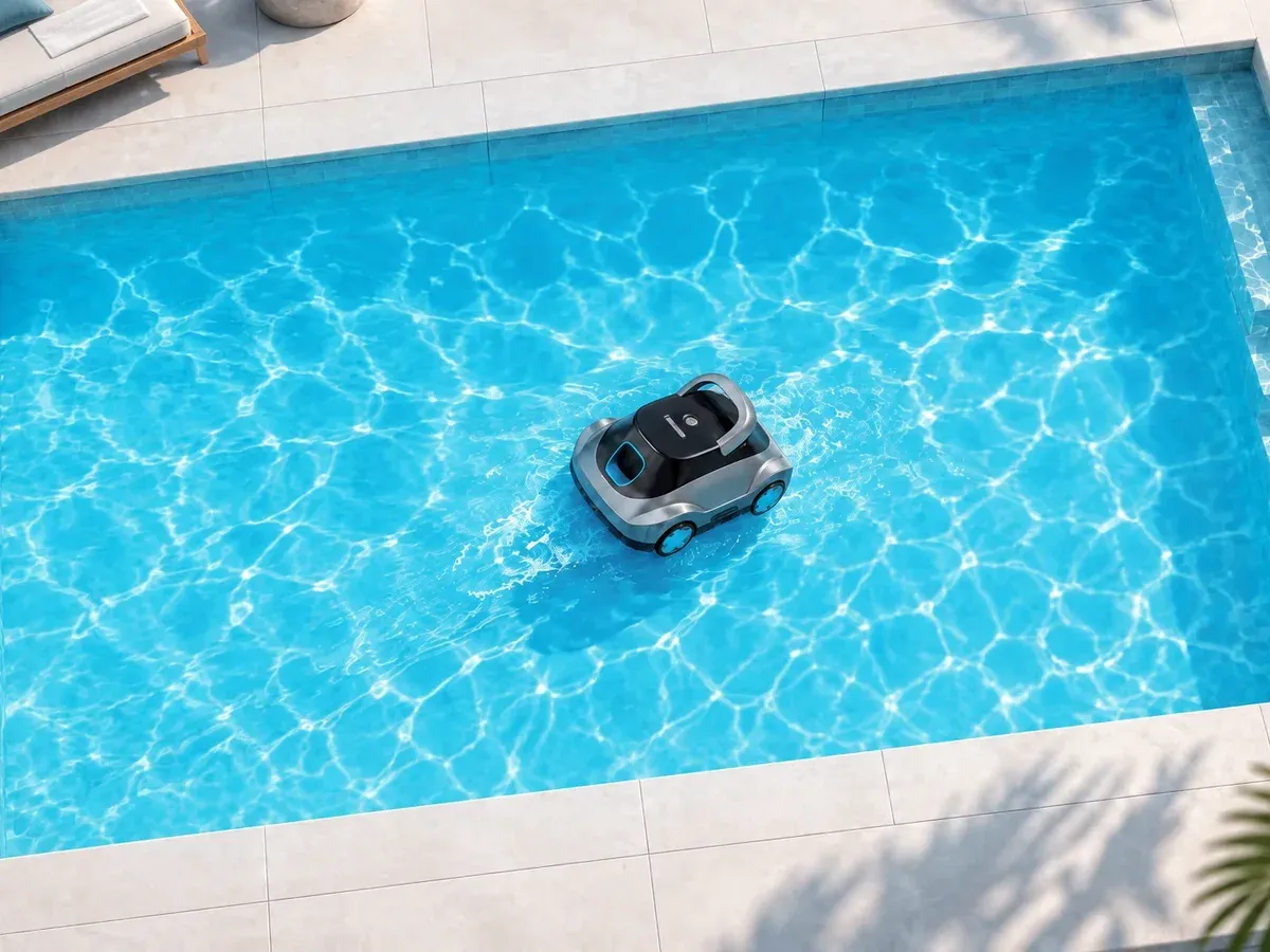 180 Minuten Reinigung mit einer Akkuladung · C5 Poolroboter