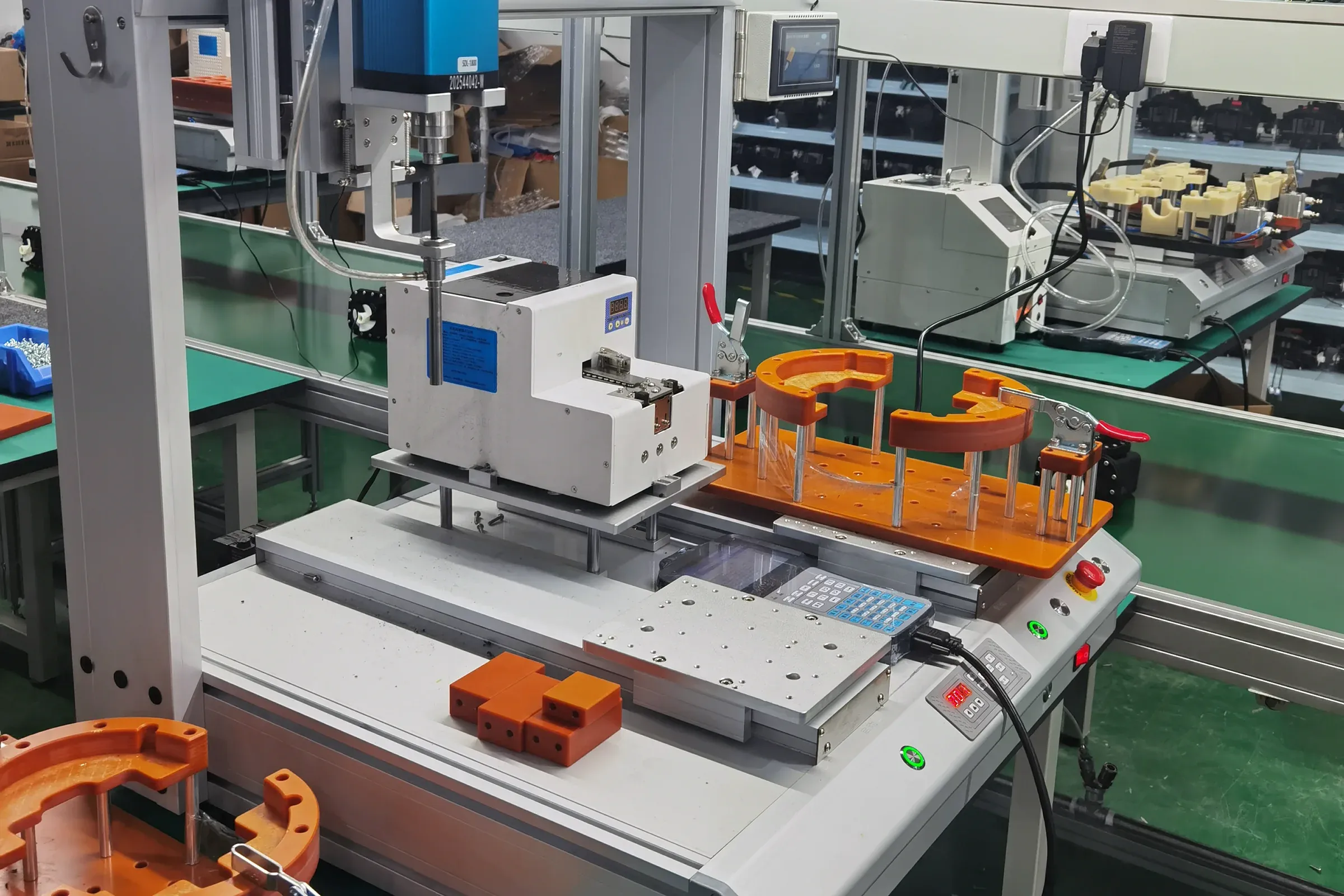 Automated screw fastening at our Changzhou factory