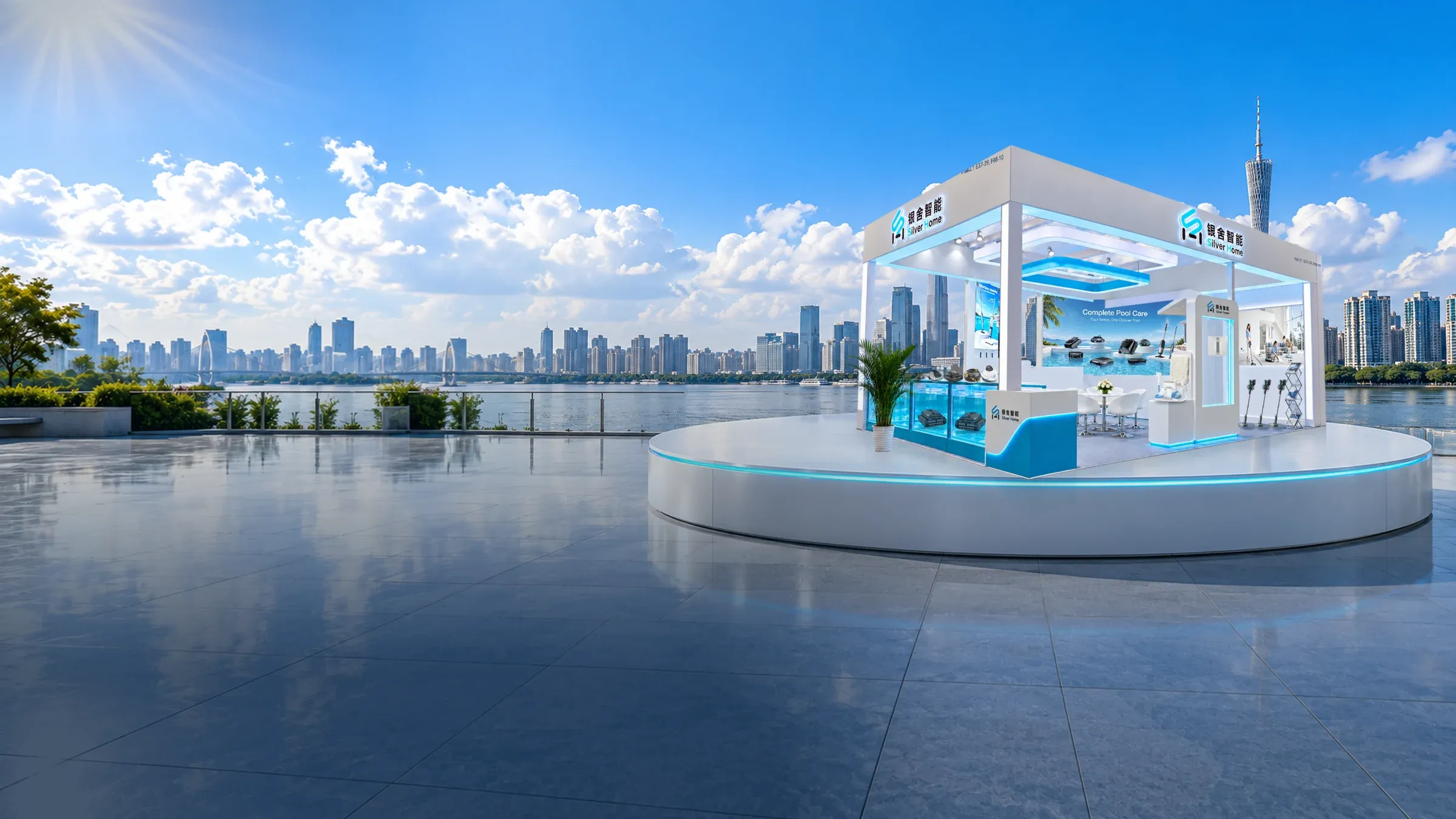 Silver Home booth for the 140th Canton Fair in Guangzhou
