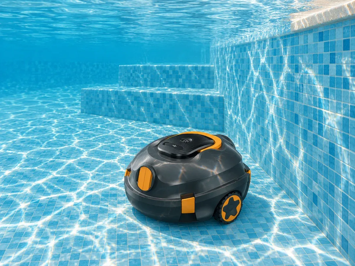 Parcheggio automatico, recupero facile · Robot pulitore per piscina Y20