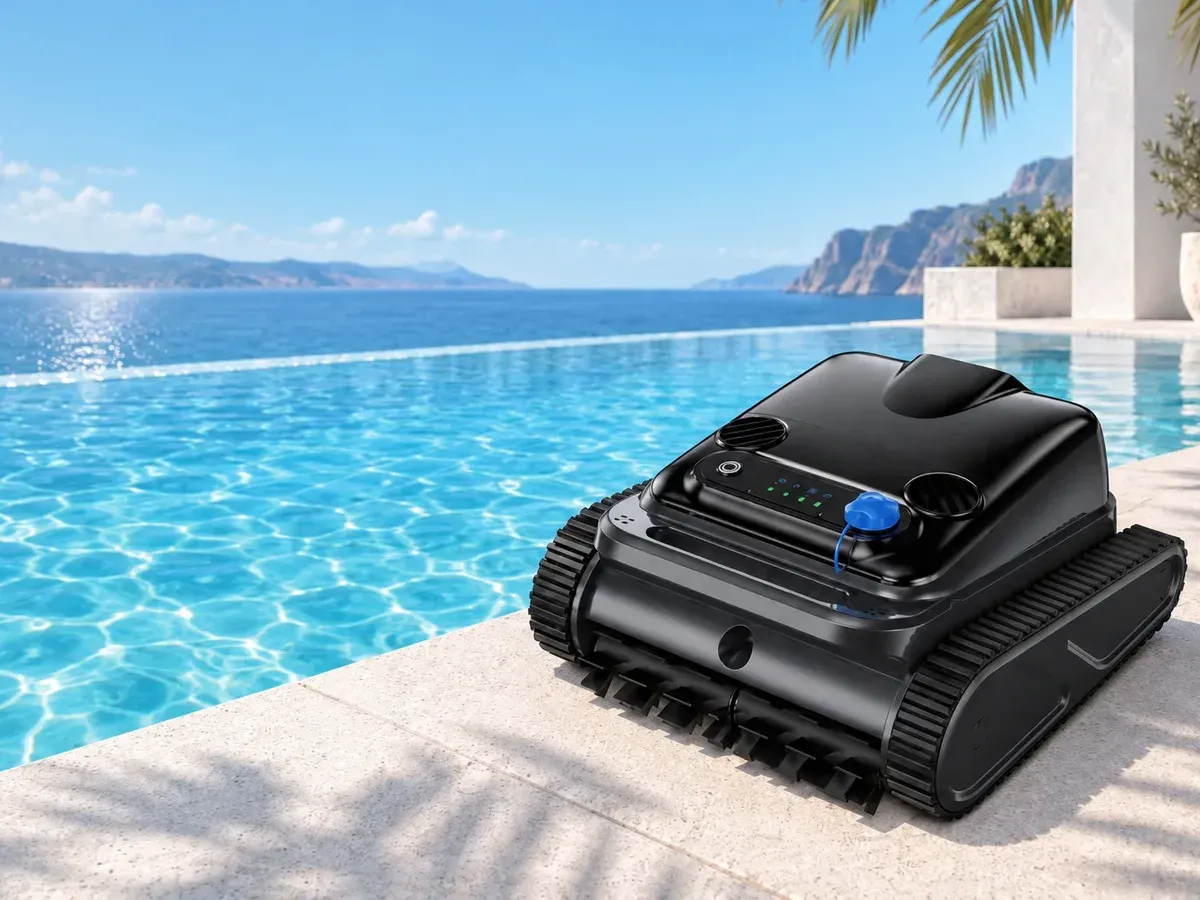 4,5 Stunden Reinigung mit einer Akkuladung · Y50 Poolroboter