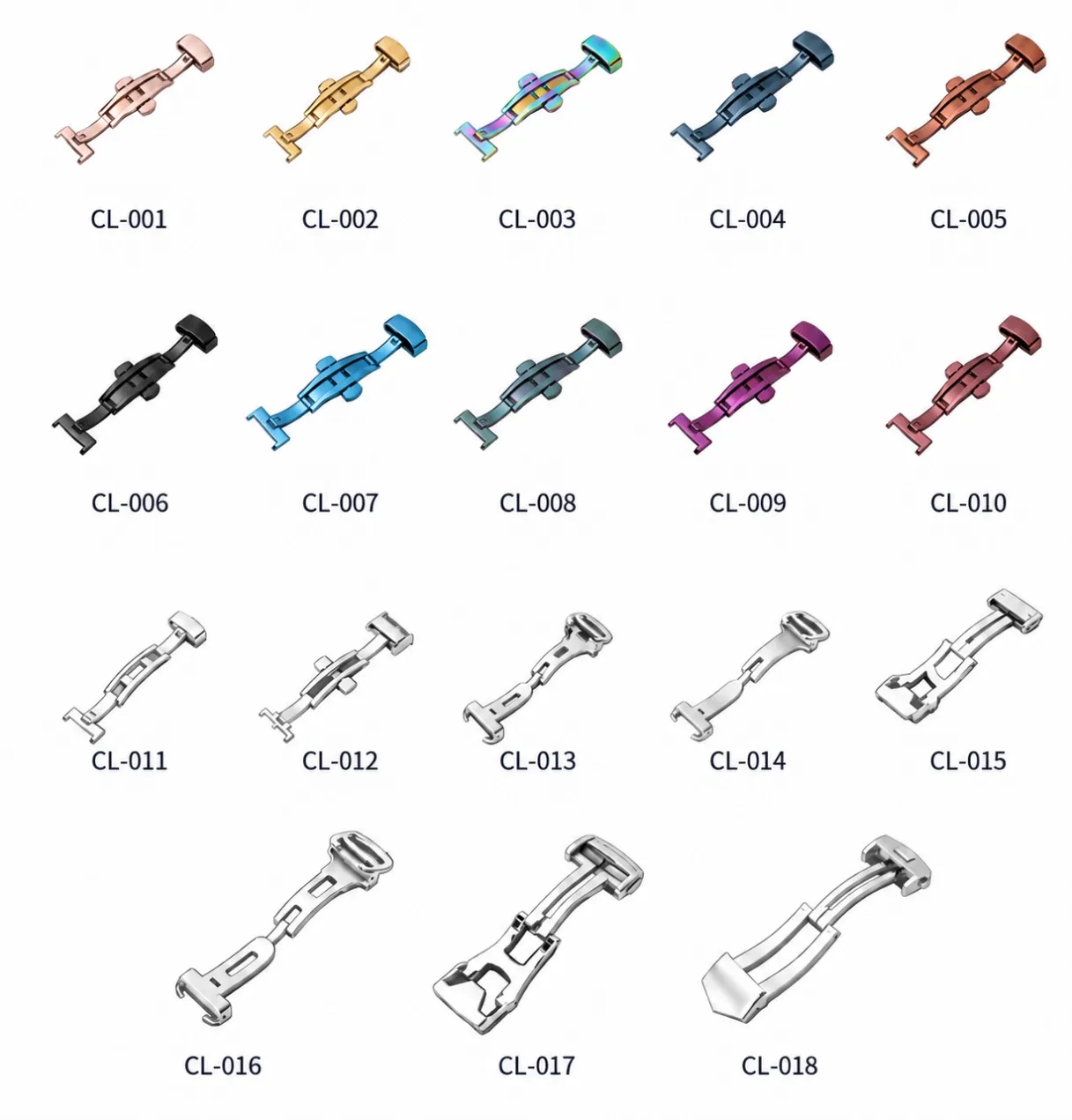 Watch buckles and clasps
