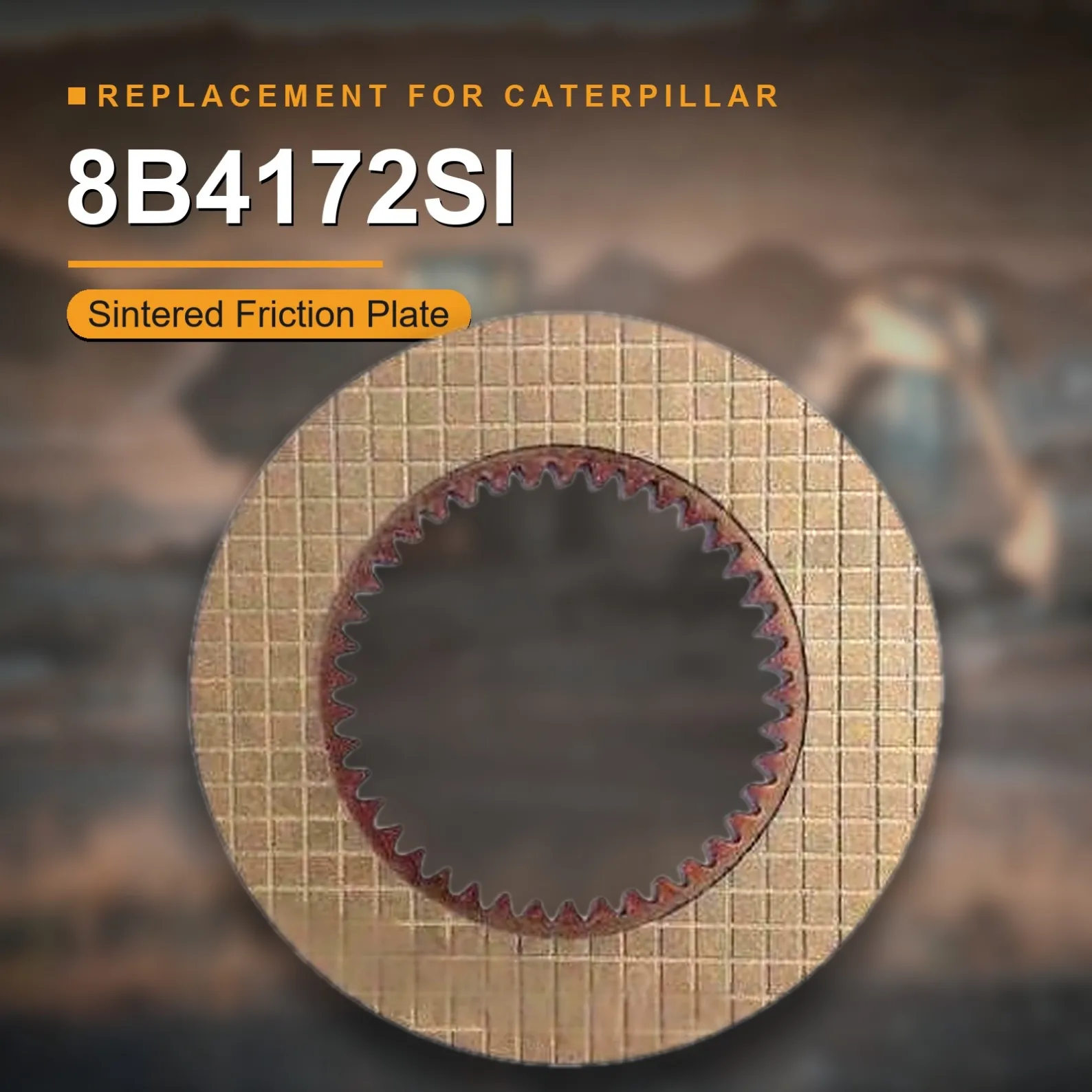 sintered-friction-plate-for-caterpillar-8b4172si