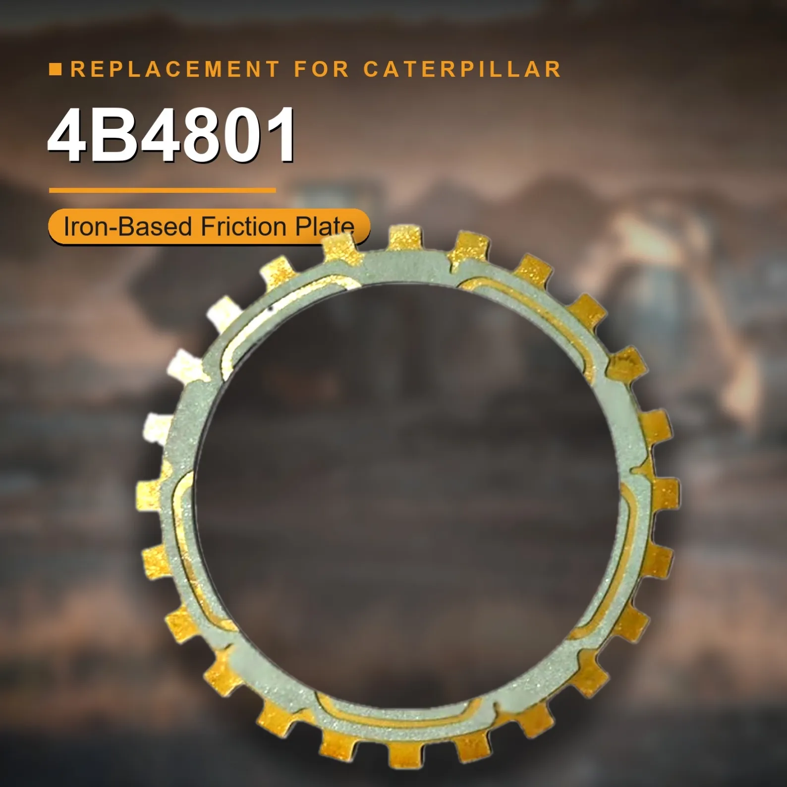 iron-based-friction-plate-for-caterpillar-4b4801
