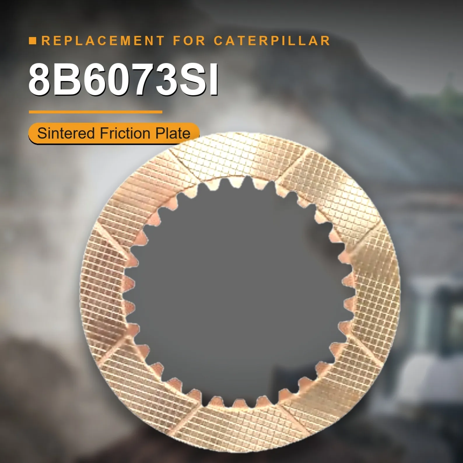 sintered-friction-plate-for-caterpillar-8b6073si