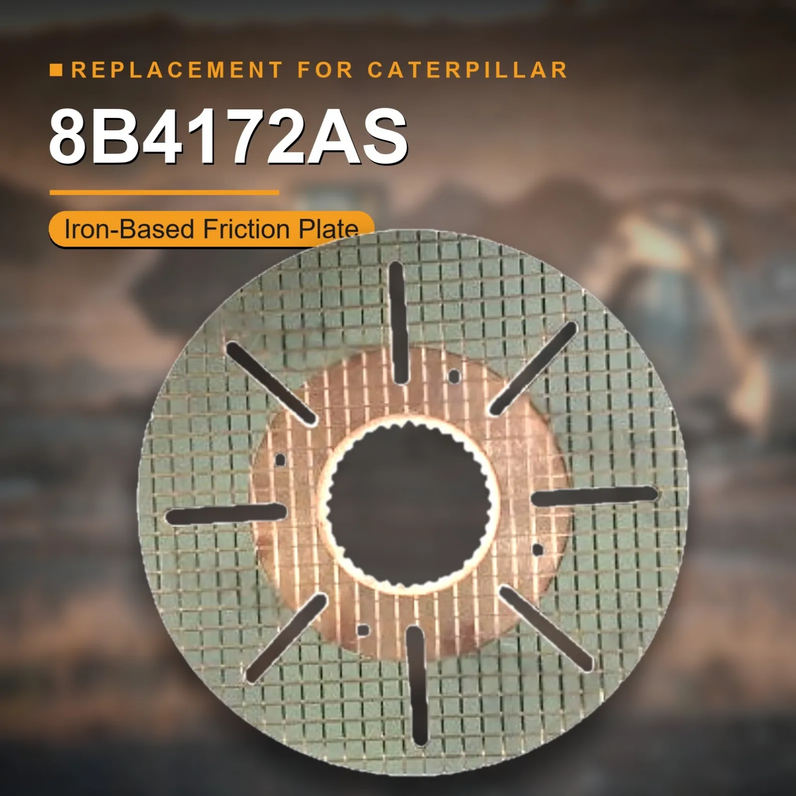 iron-based-friction-plate-for-caterpillar-8b4172as